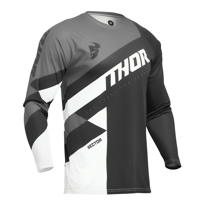 2024 Thor Racing Youth Sector Checker Black/Grey Gear Combo