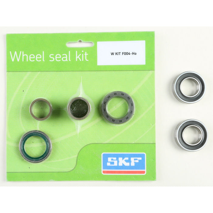SKF Wheel Seal Kit w/ Wheel Bearings - Front - 2000-2007 Honda CR125/250R - WSB-KIT-F004-HO