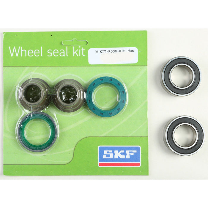 SKF Wheel Seal Kit w/ Wheel Bearings - Rear - KTM/Husaberg/Husqvarna/Gas-Gas Offroad Models - WSB-KIT-R006-KTM-HUS