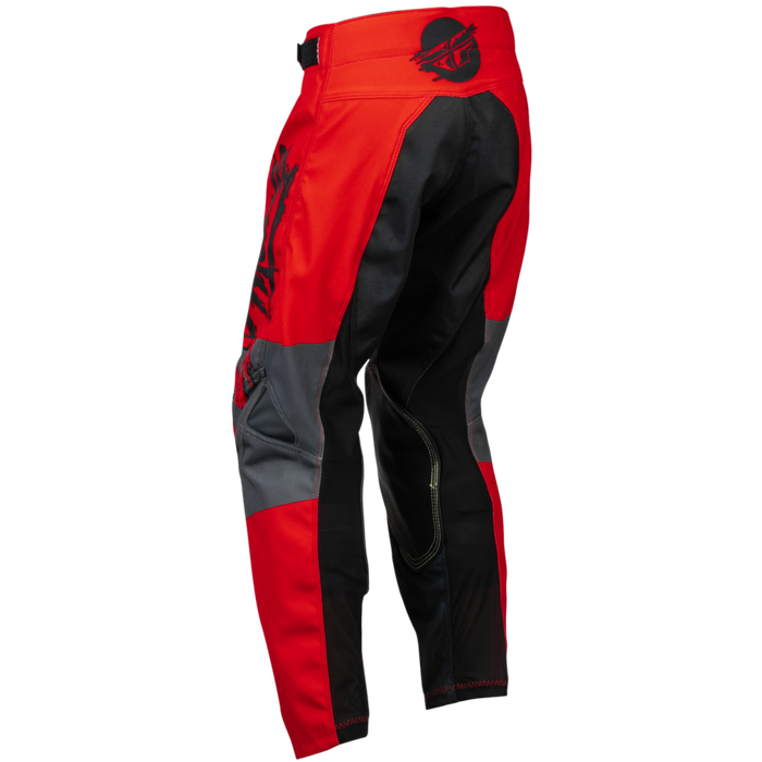 2024 Fly Racing Youth Kinetic Khaos Black/Red/Grey Gear Combo