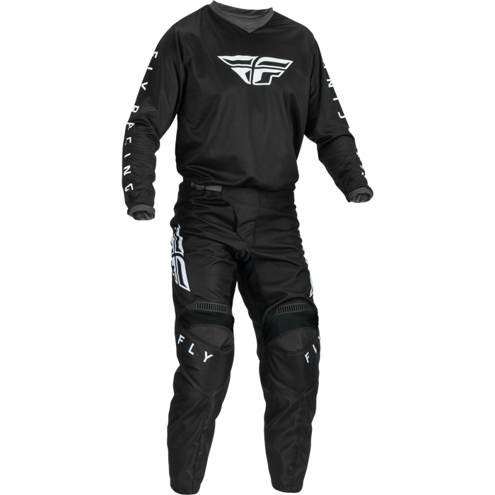 2023 Fly Racing Adult F-16 Black/White Gear Combo