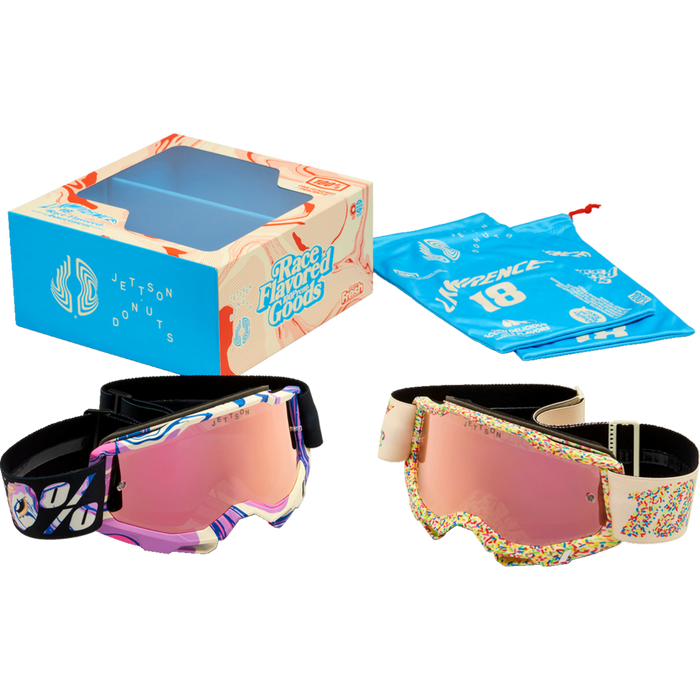 100% Accuri 2/Pk LE Jett Lawrence Donut Goggles