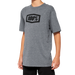 100% Youth Icon T-Shirt - Heather Gray