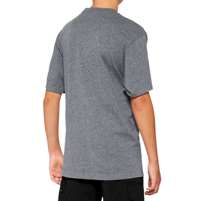100% Youth Icon T-Shirt - Heather Gray