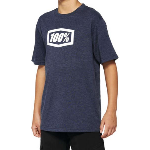 100% Youth Icon T-Shirt - Navy