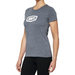 100% Women's Icon T-Shirt - Heather Gray