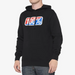 100% Classic Pullover Hoodie Fleece - Black