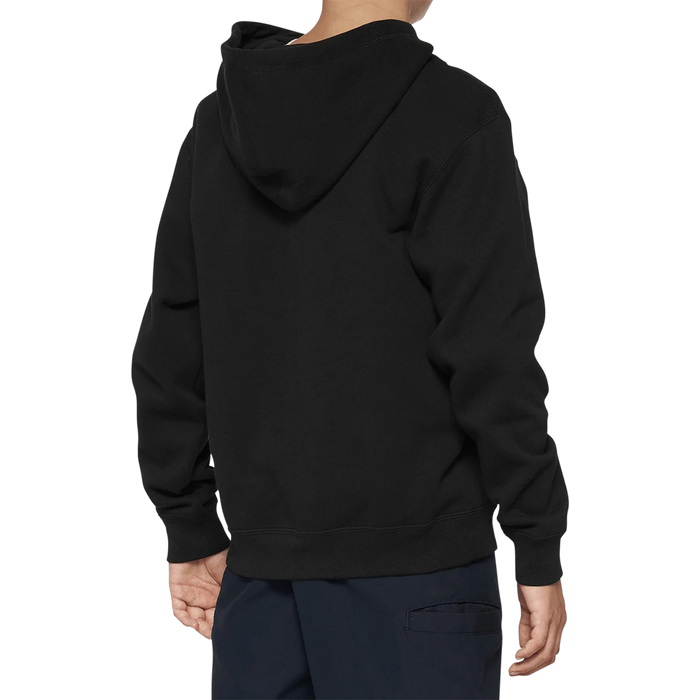 100% Youth Icon Pullover Hoodie - Black