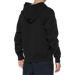 100% Youth Icon Pullover Hoodie - Black