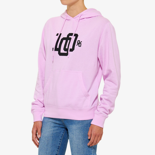 100% Women's Varsity Pullover Hoodie - Lilac