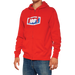 100% Official Fleece Full-Zip Hoodie - Red