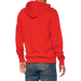 100% Official Fleece Full-Zip Hoodie - Red