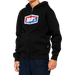 100% Youth Official Full-Zip Hoodie - Black