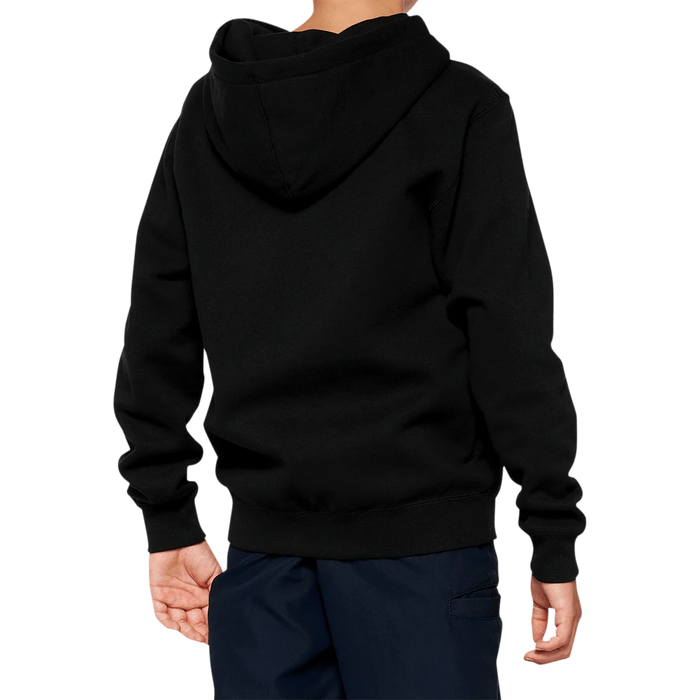 100% Youth Official Full-Zip Hoodie - Black