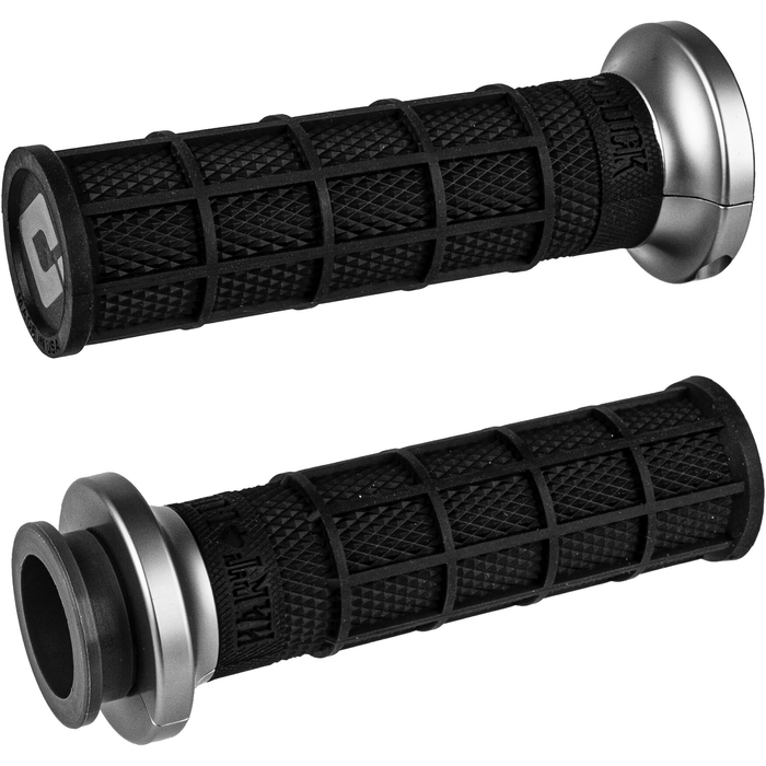 ODI V-Twin Waffle Lock-on Motorcycle Grips - 1984+ Harley-Davidson Cable Throttle