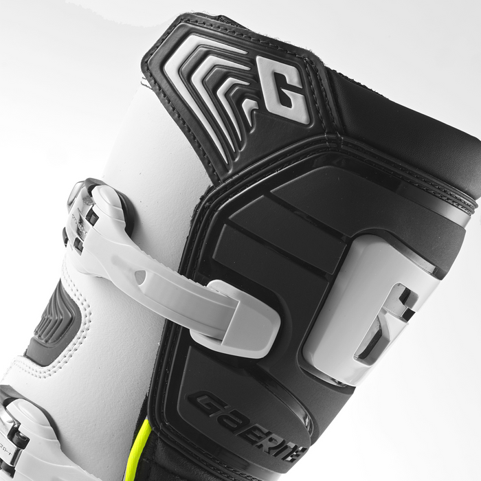 Gaerne boots in White/Black/Fluo Yellow, manufacturer colorway 2524-024, product view 5