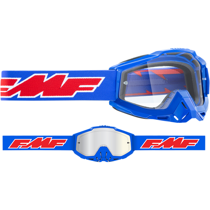100% FMF Vision PowerBomb Goggles - Clear Lens
