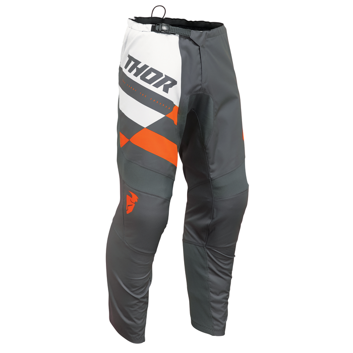 2024 Thor Racing Adult Sector Checker Charcoal/Orange Gear Combo