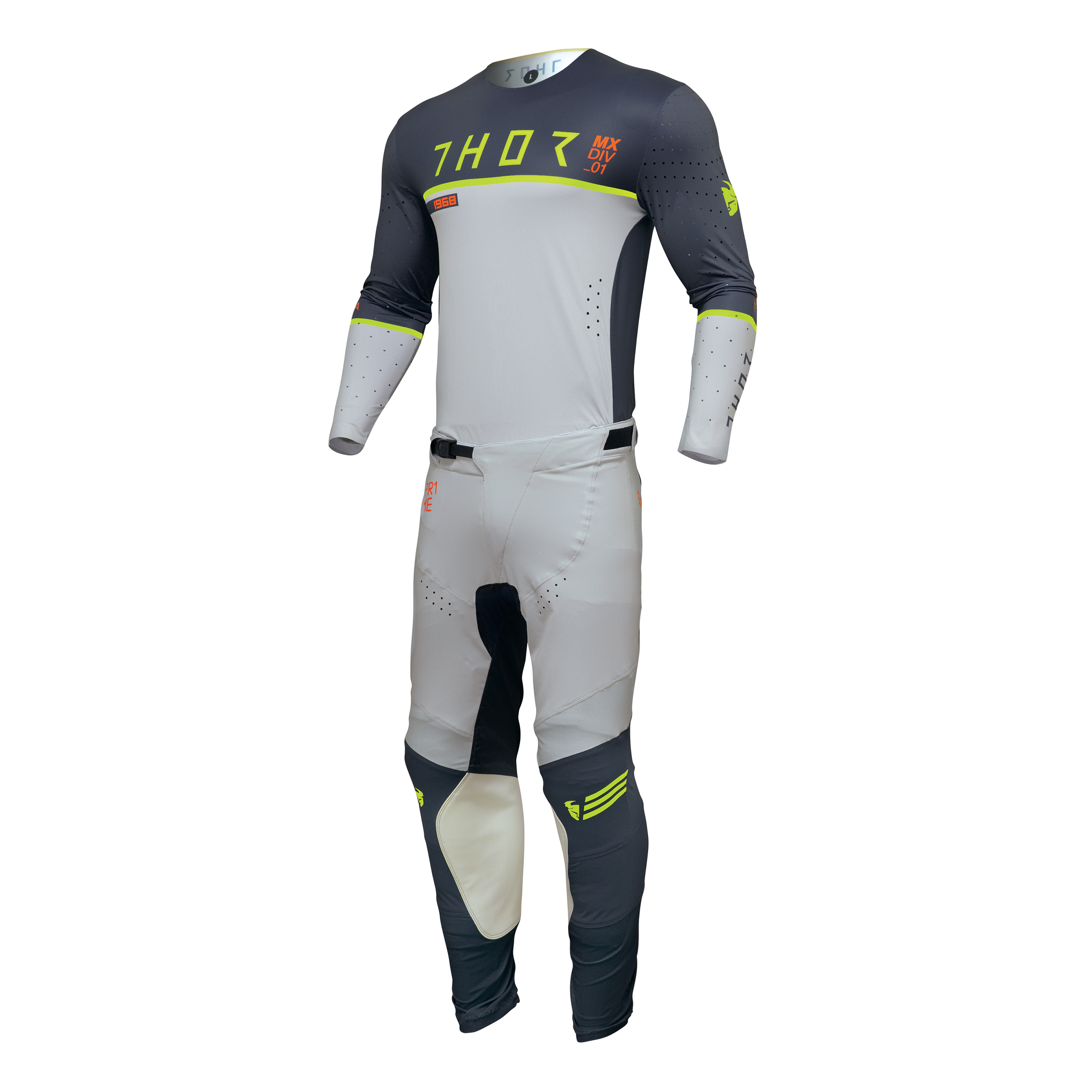 2024 Thor Racing Adult Prime Ace Midnight/Gray Gear Combo