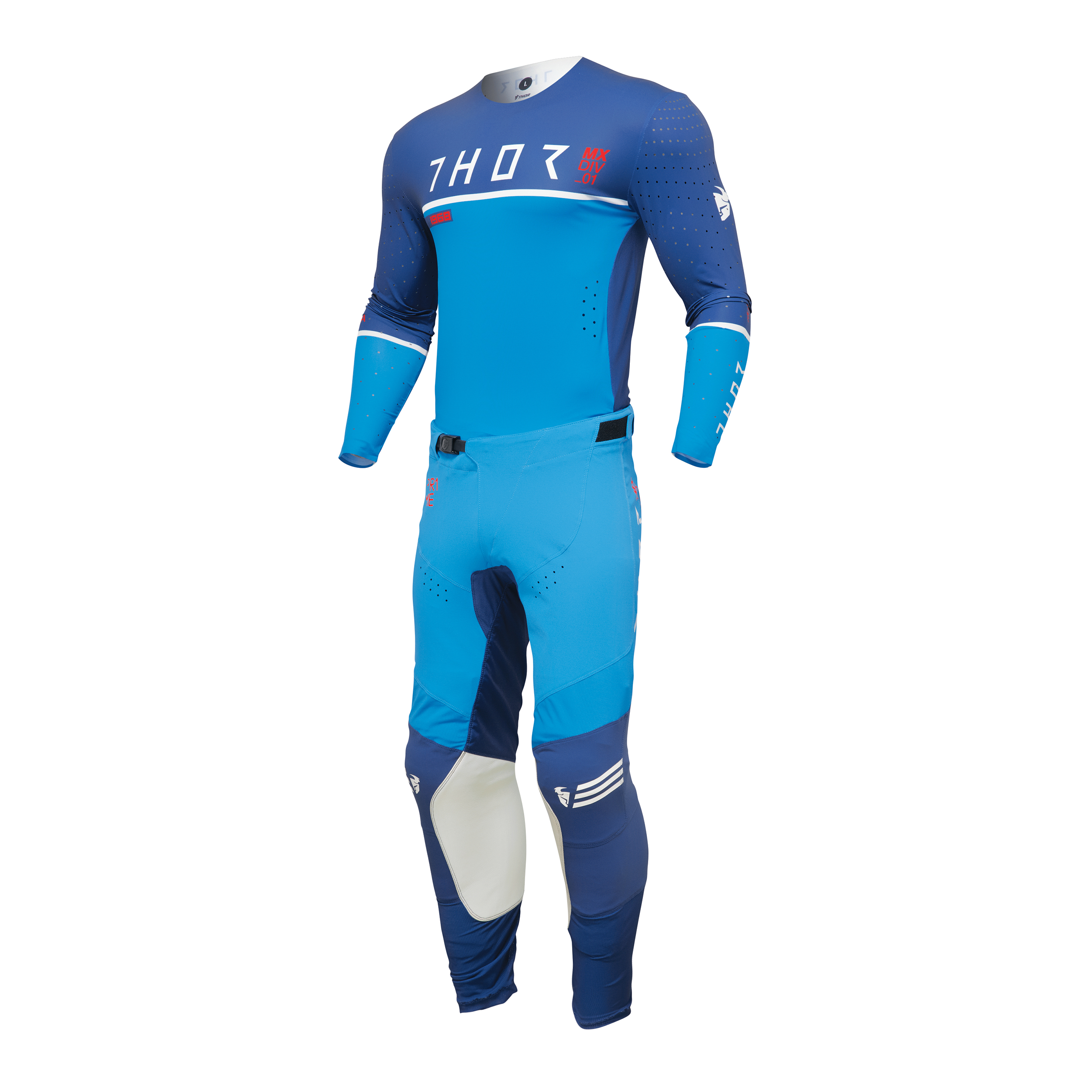 2024 Thor Racing Adult Prime Ace Navy/Blue Gear Combo