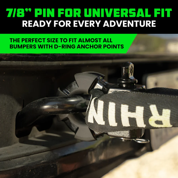 Rhino USA 8-Ton Super Shackles w/ Isolators