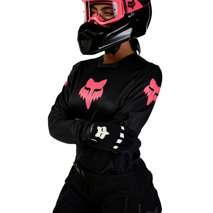 FOX Racing Women'S Blackout Jersey in Black/Black