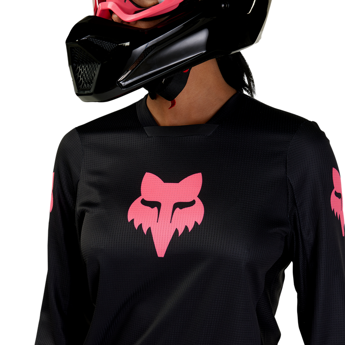 FOX Racing Women'S Blackout Jersey in Black/Black