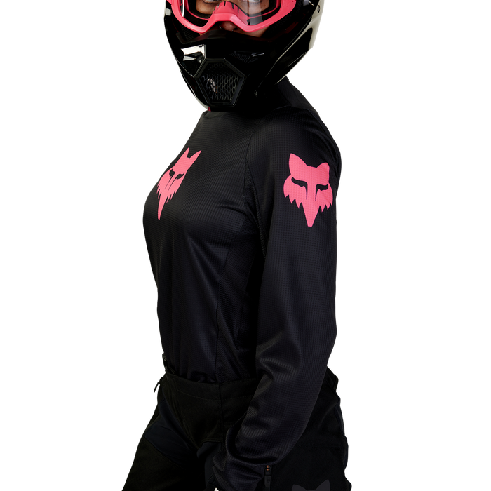 FOX Racing Women'S Blackout Jersey in Black/Black