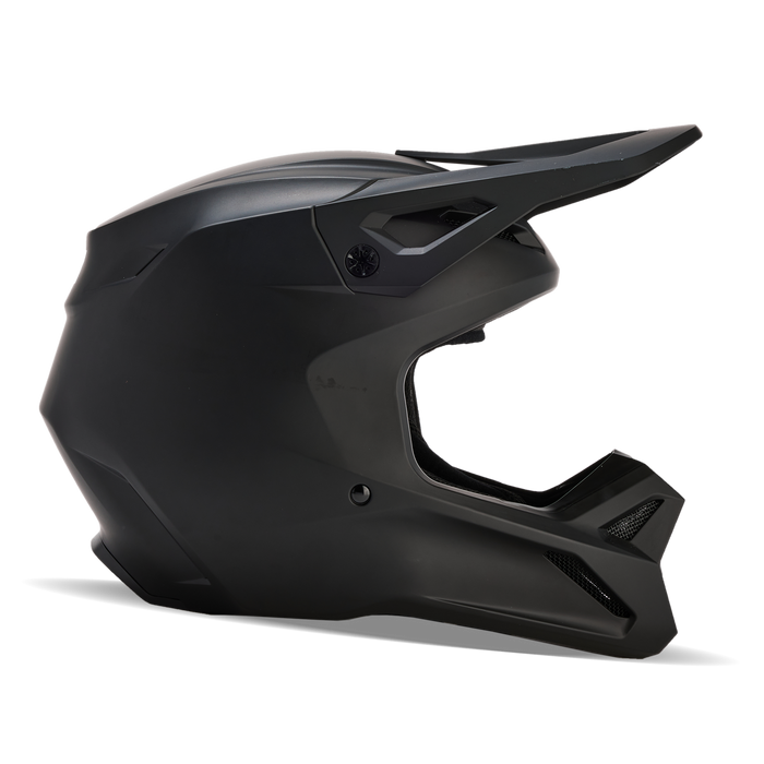 FOX Racing Youth V1 Matte Black Helmet in Matte Black