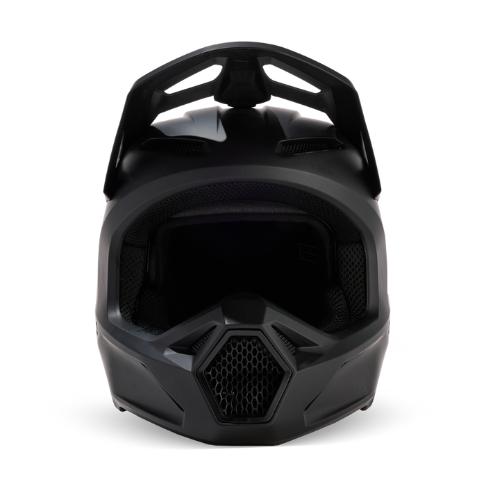 FOX Racing Youth V1 Matte Black Helmet in Matte Black