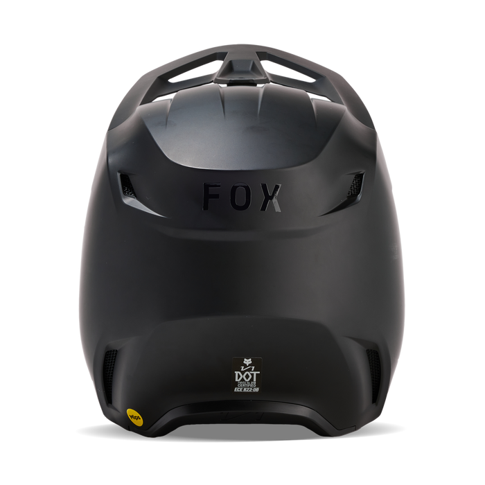 FOX Racing Youth V1 Matte Black Helmet in Matte Black