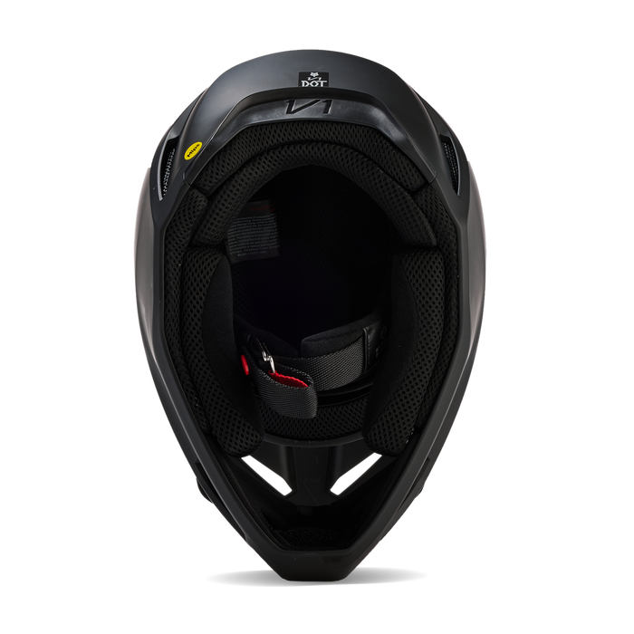 FOX Racing Youth V1 Matte Black Helmet in Matte Black