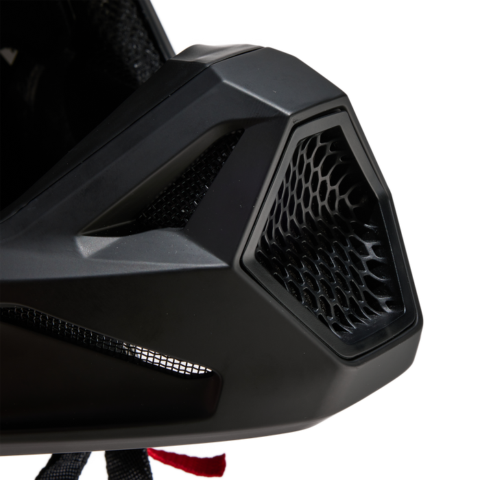 FOX Racing Youth V1 Matte Black Helmet in Matte Black