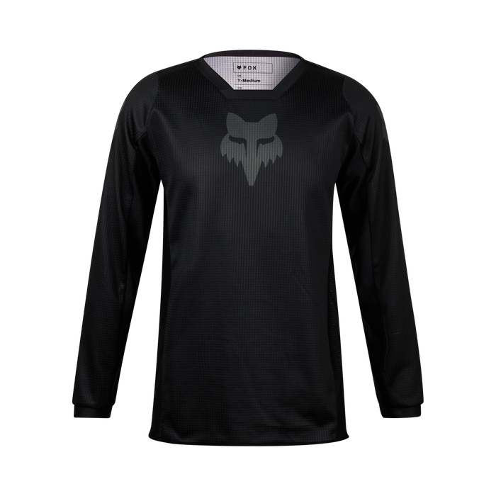 FOX Racing Youth Blackout Jersey in Black/Black