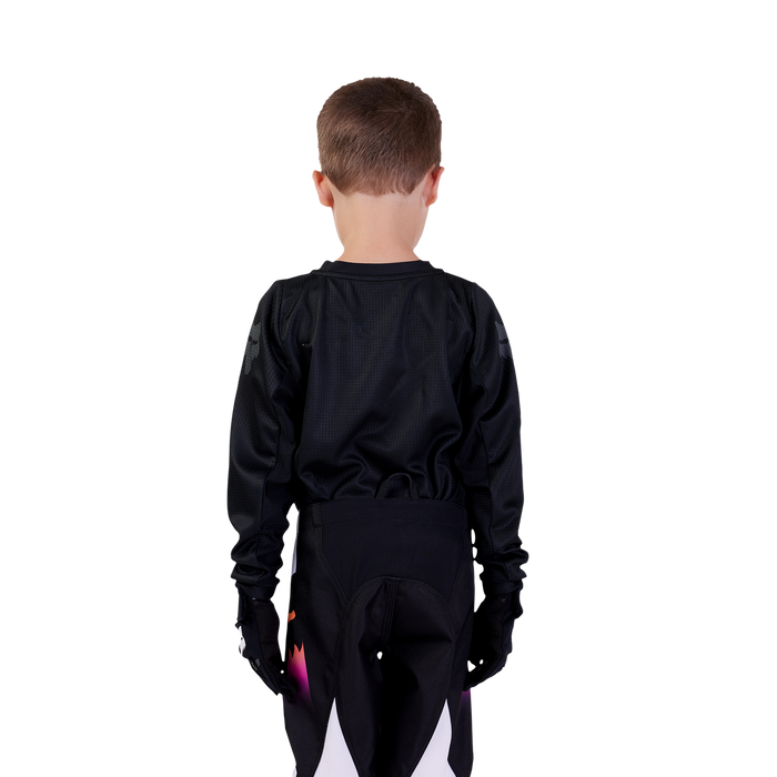 FOX Racing Kids Blackout Jersey in Black/Black