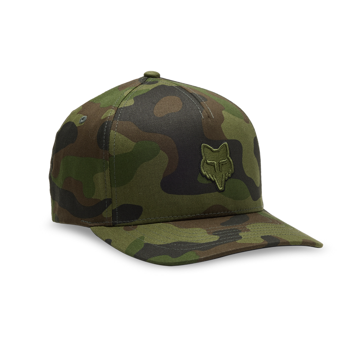 FOX Racing Fox Head Flexfit Hat in Green Camo