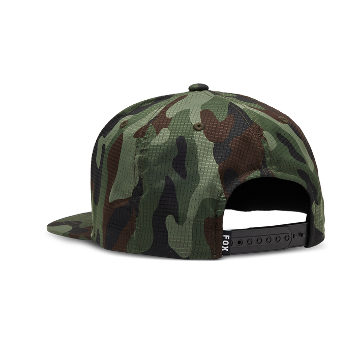 FOX Racing Fox Head Camo Tech Snapback in Green Camo