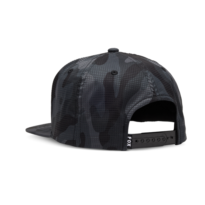 FOX Racing Fox Head Camo Tech Snapback in Black Camo
