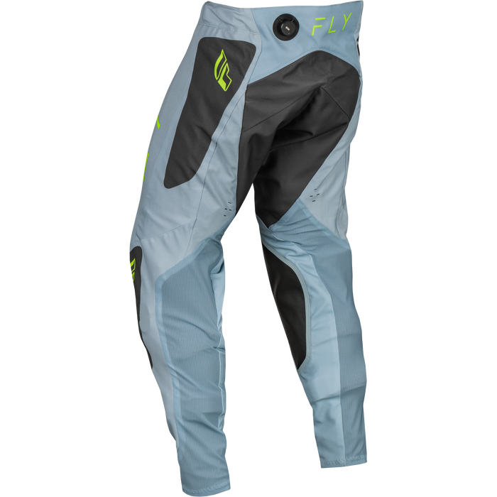 2024 Fly Racing Adult Evolution DST Ice Grey/Charcoal/Neon Green Gear Combo