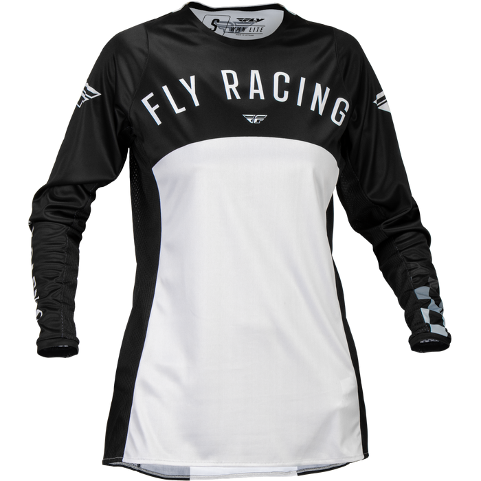 2024 Fly Racing Women's Lite Black/Light Grey Gear Combo