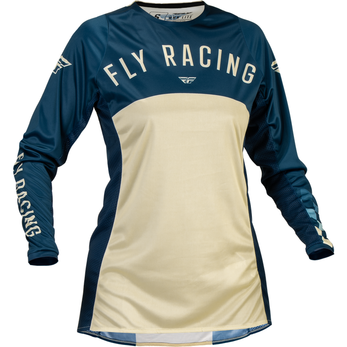 2024 Fly Racing Women's Lite Navy/Ivory Coral Grey Gear Combo