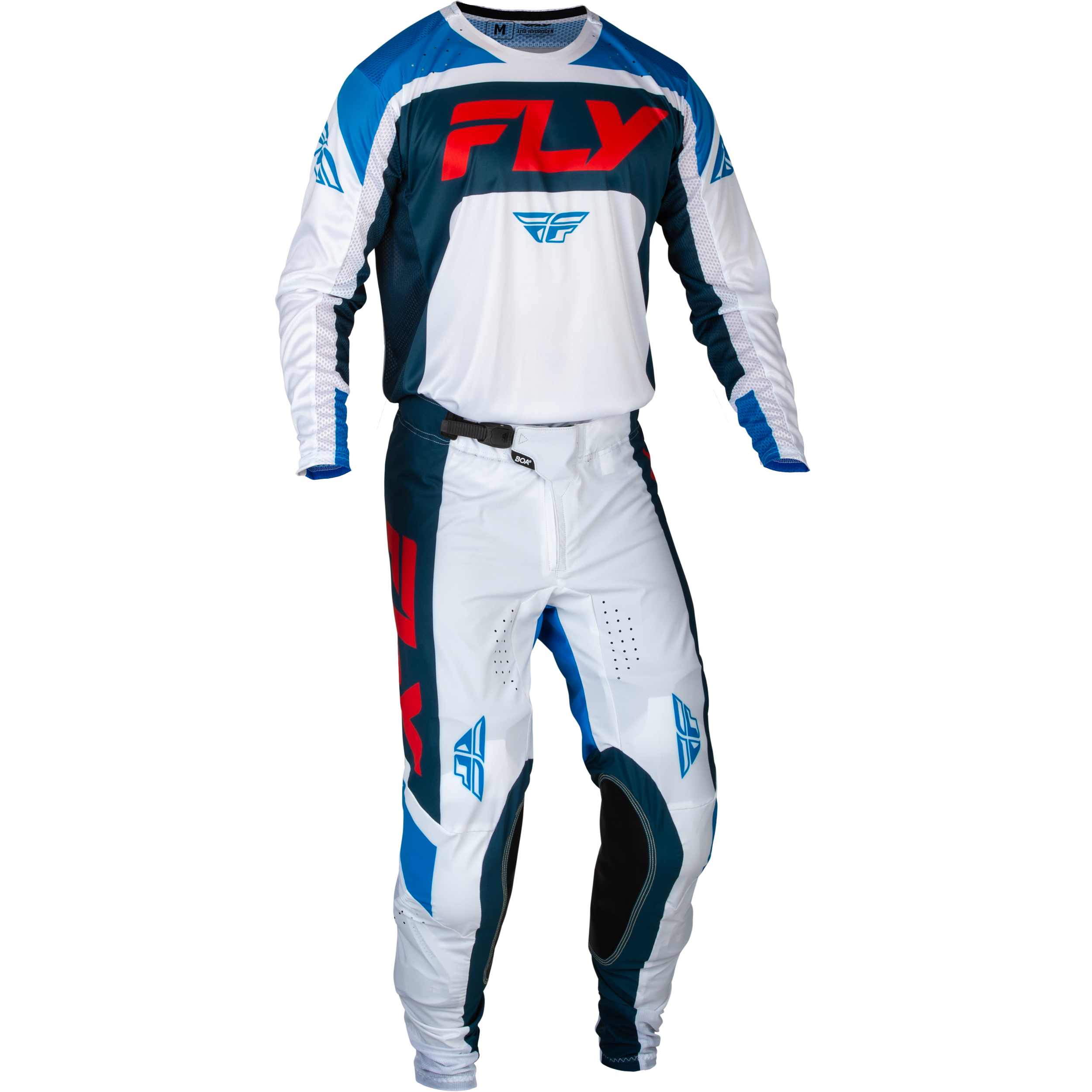 2024 Fly Racing Adult Lite Red/White/Navy Gear Combo