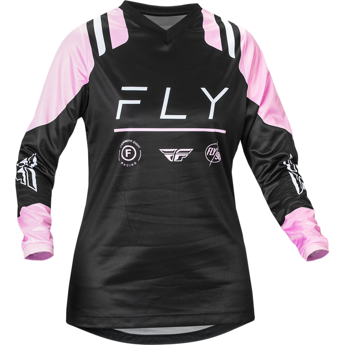2024 Fly Racing Women's F-16 Black/Lavender Gear Combo