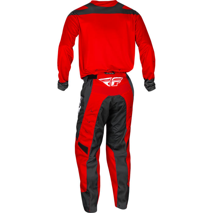 2024 Fly Racing Adult F-16 Red/Charcoal/White Gear Combo