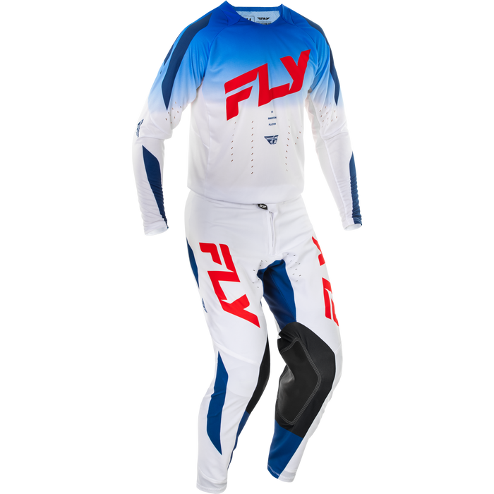 2025 Fly Racing Adult Evolution DST Red/White/Blue Gear Combo