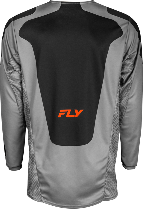 2025 Fly Racing Adult Kinetic Sym Grey/Orange/Black Gear Combo