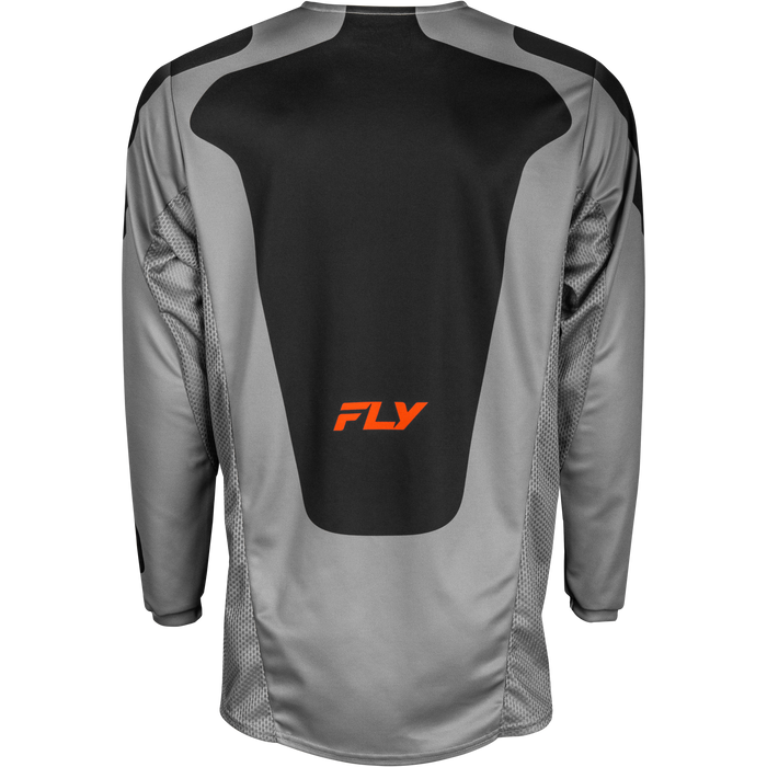 2025 Fly Racing Adult Kinetic Sym Grey/Orange/Black Gear Combo