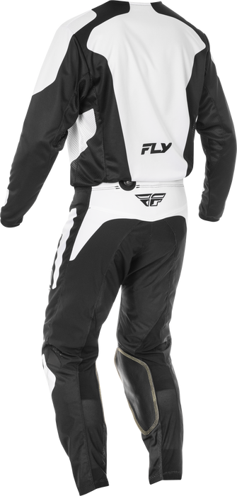 2025 Fly Racing Adult Kinetic Sym Black/White Gear Combo