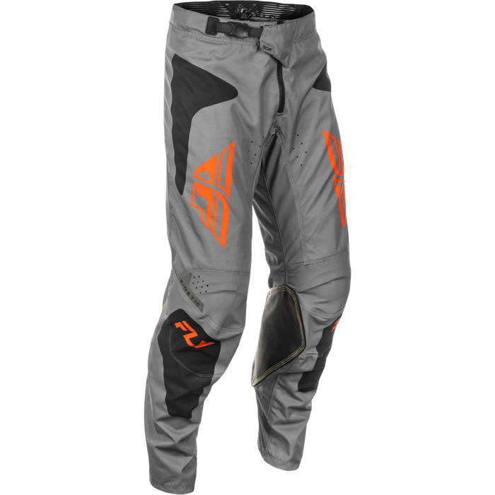 2025 Fly Racing Adult Kinetic Sym Grey/Orange/Black Gear Combo