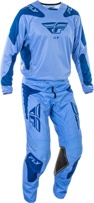 2025 Fly Racing Adult Kinetic Sym Ultramarine/Dark Blue Gear Combo